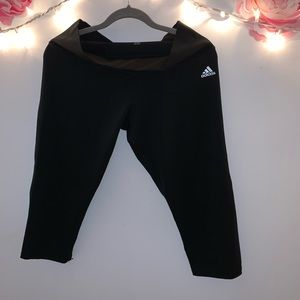 Cropped adidas work out leggings
